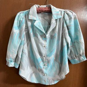 VTG 80s Button Down Top
